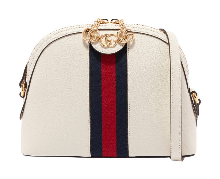 Gucci Mystic White Ophidia Dome Shoulder Small Bag