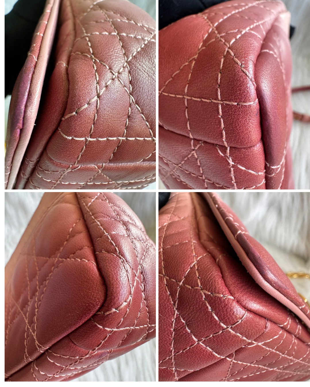 حقيبة كتف تروتر باللون الأزرق الداكن من كريستيان ديور