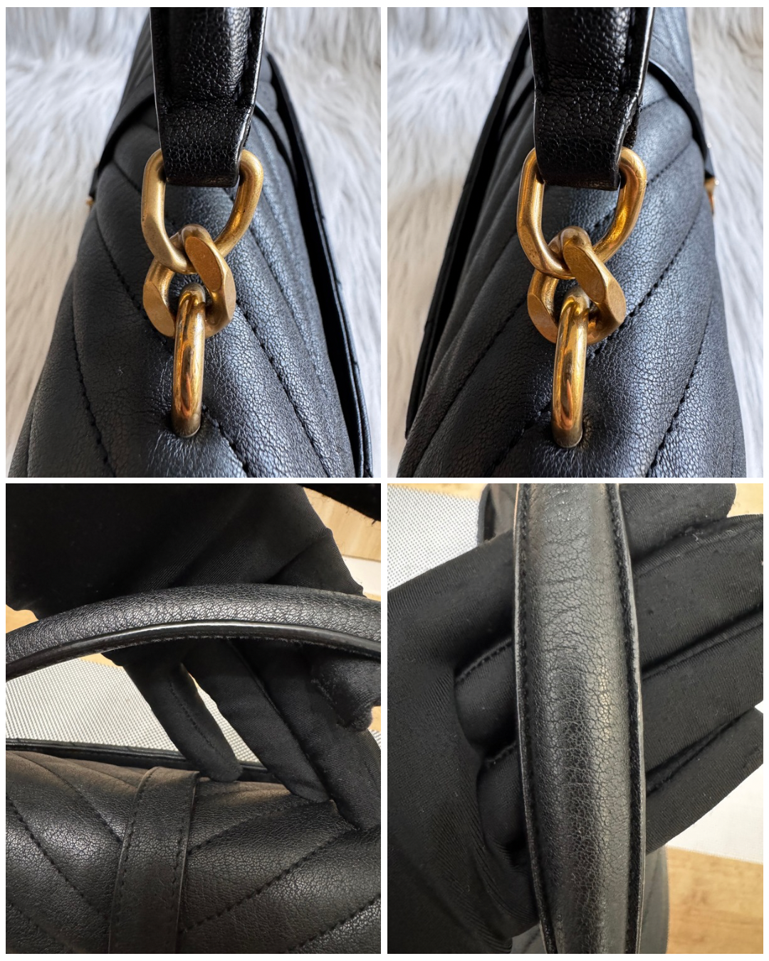 حقيبة سان لوران كاباس شيك - وردي