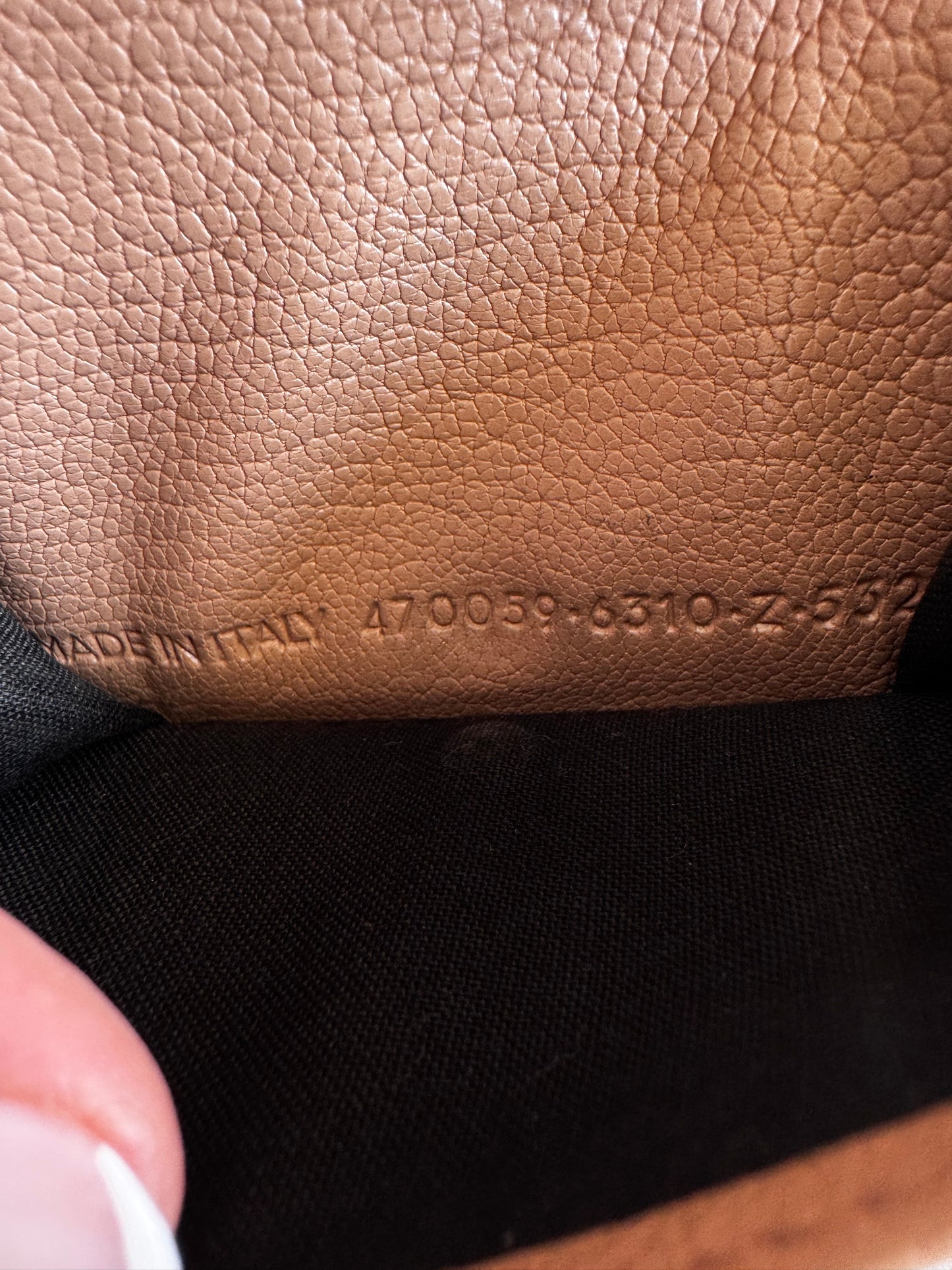Balenciaga Le City leather mini wallet-beige