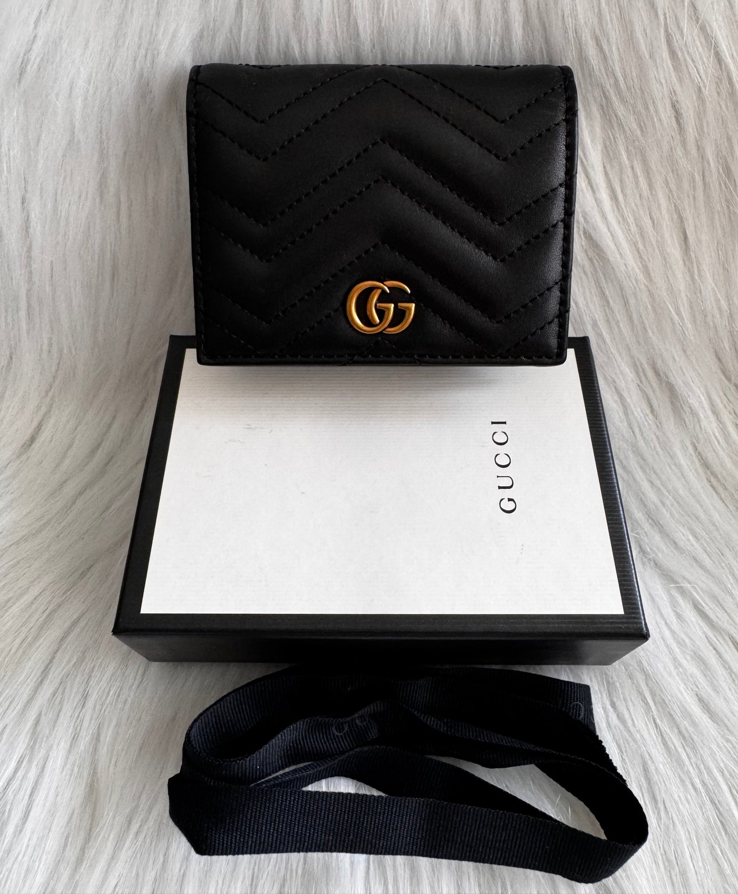 Gucci GG Marmont Small Wallet -Black