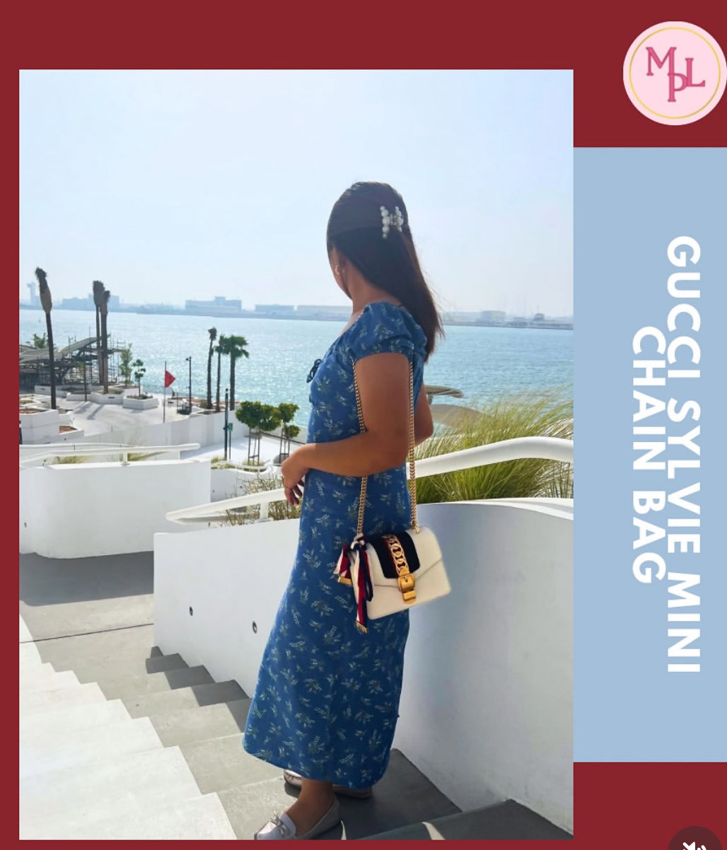 حقيبة كتف صغيرة Gucci GG Marmont - حمراء