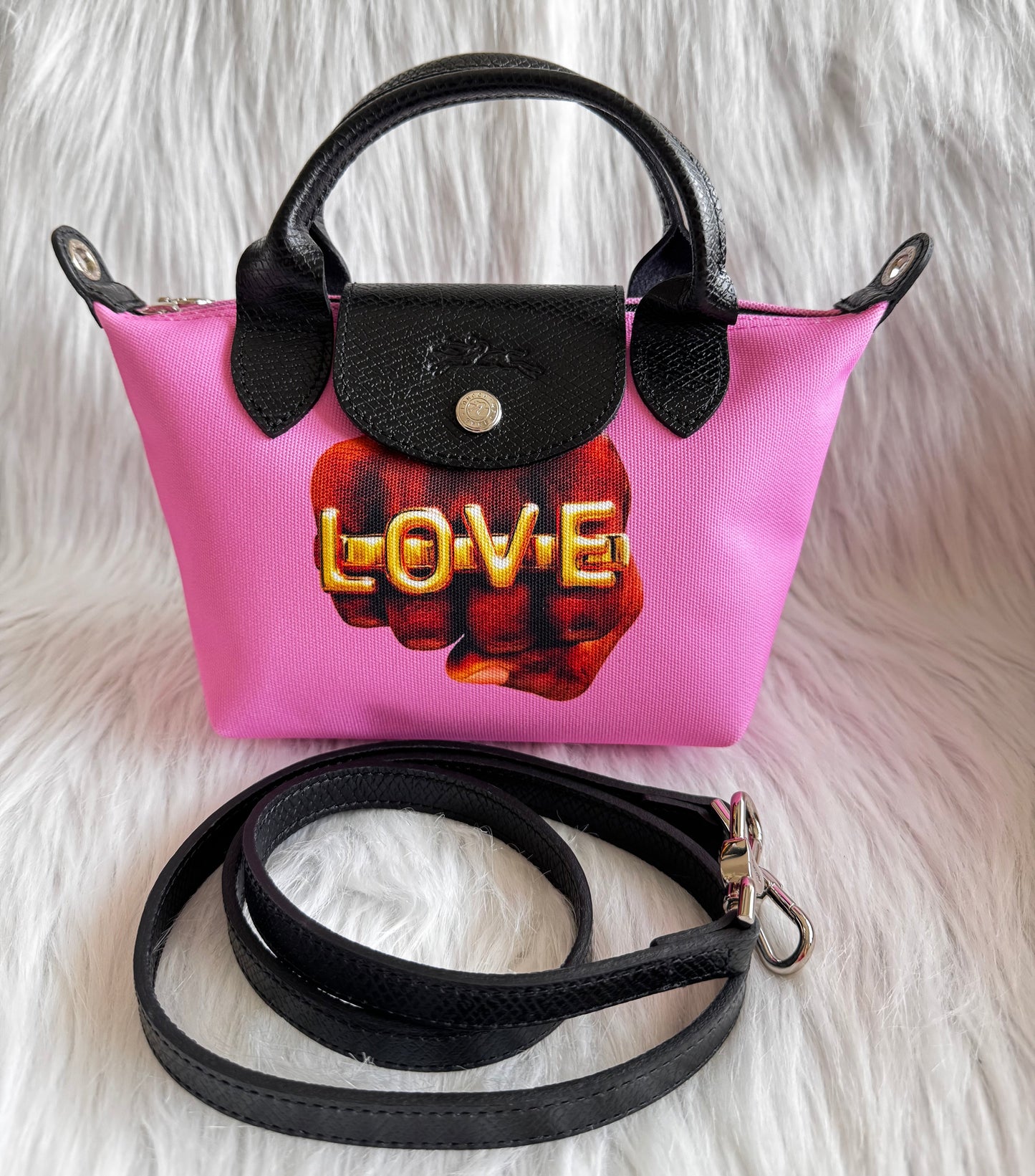 حقيبة كتف صغيرة Gucci GG Marmont - حمراء