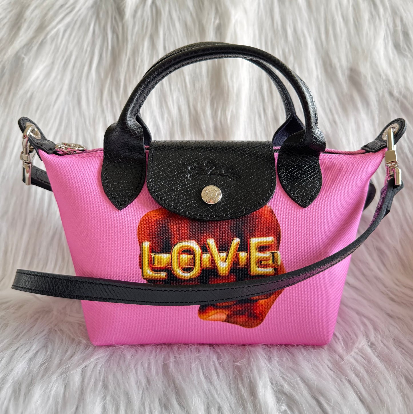 حقيبة كتف صغيرة Gucci GG Marmont - حمراء