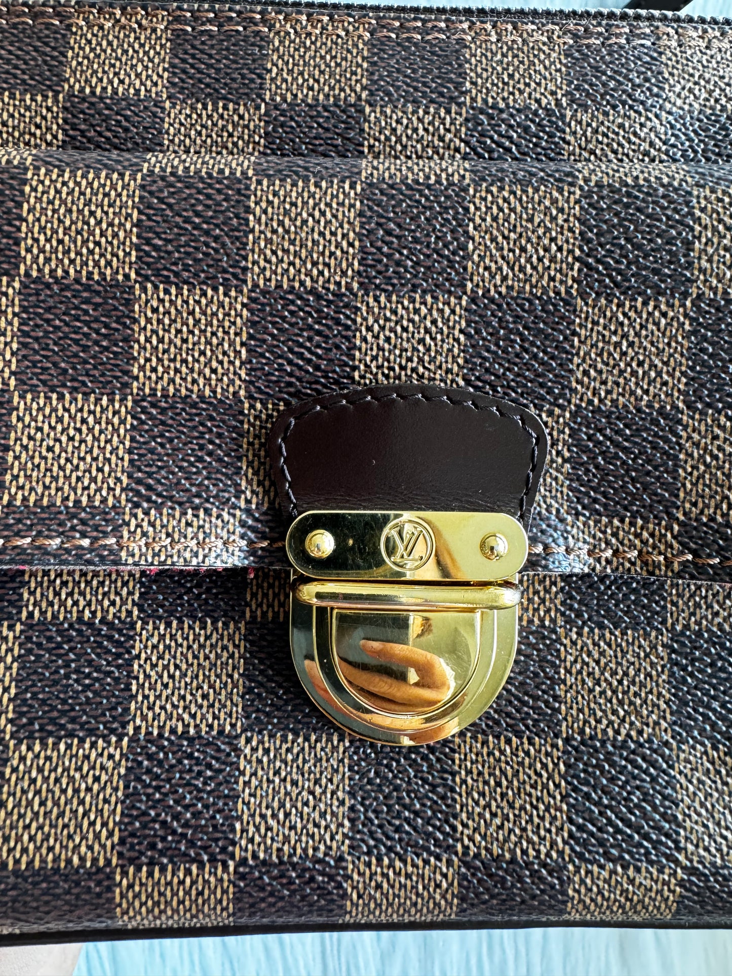 Louis Vuitton Damier Ebene Ravello GM Shoulder Bag