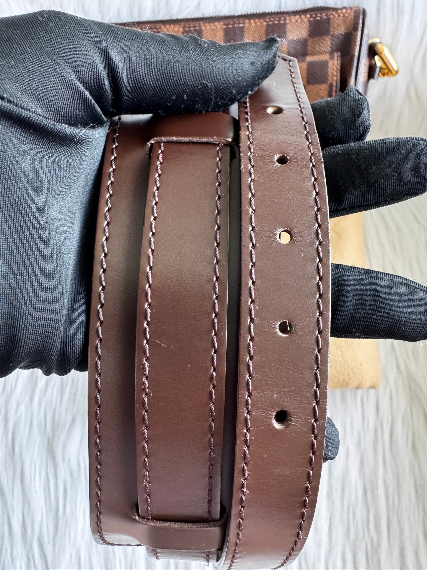Louis Vuitton Damier Ebene Ravello GM Shoulder Bag