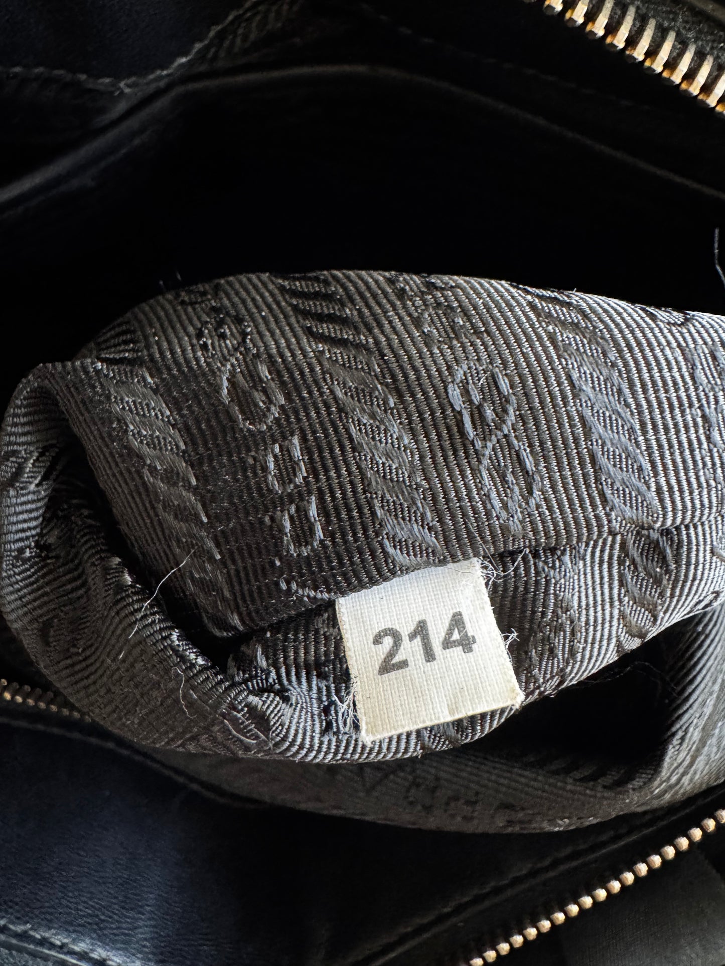 Prada Nylon Quilted Black Handbag