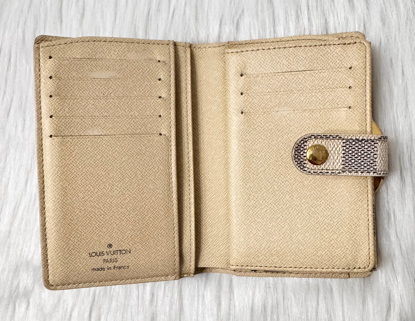 Louis Vuitton Damier Azur Portefeuille Viennois Bifold Wallet