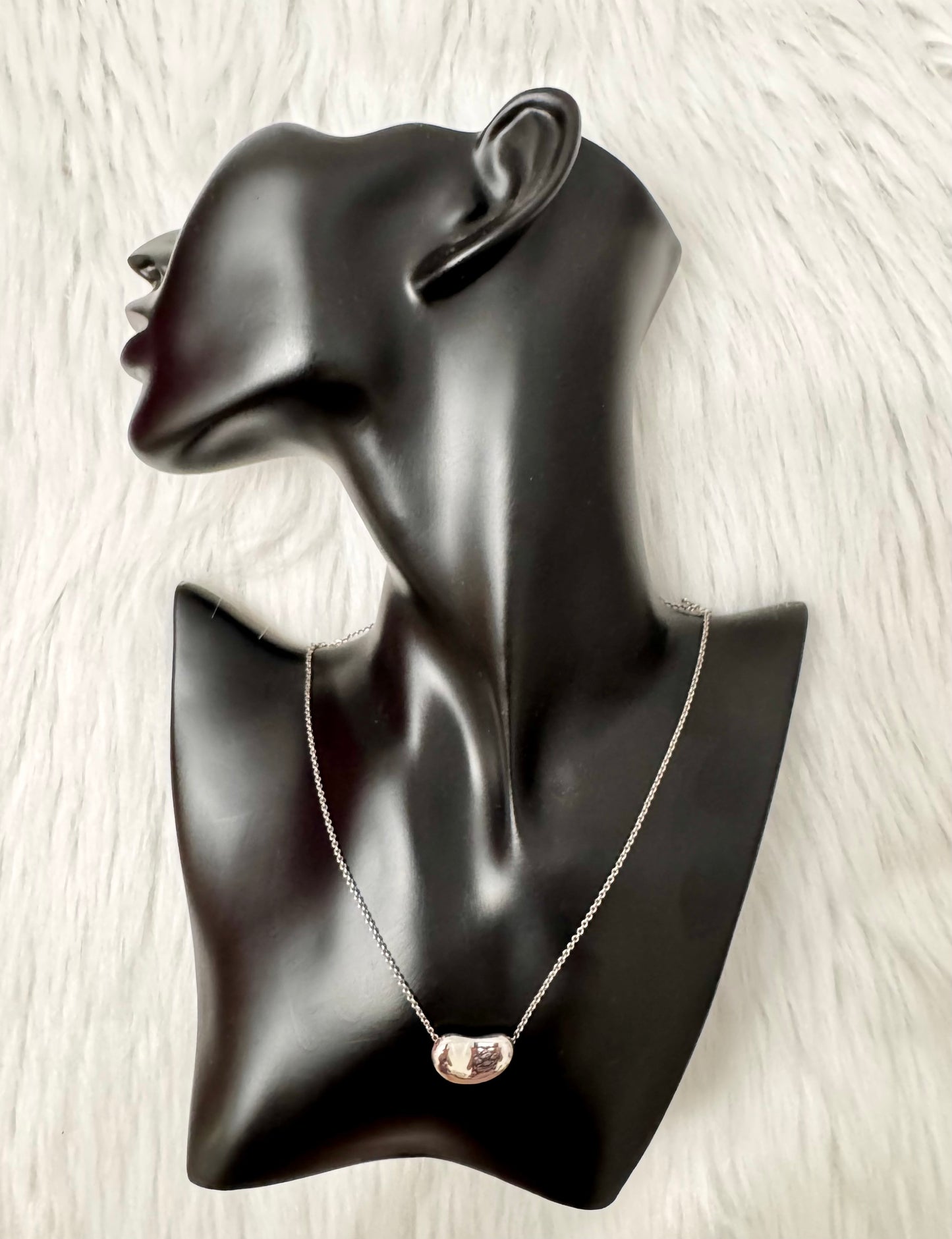Tiffany & Co. Bean Necklace Silver