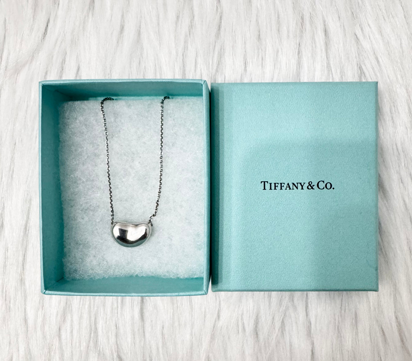 Tiffany & Co. Bean Necklace Silver