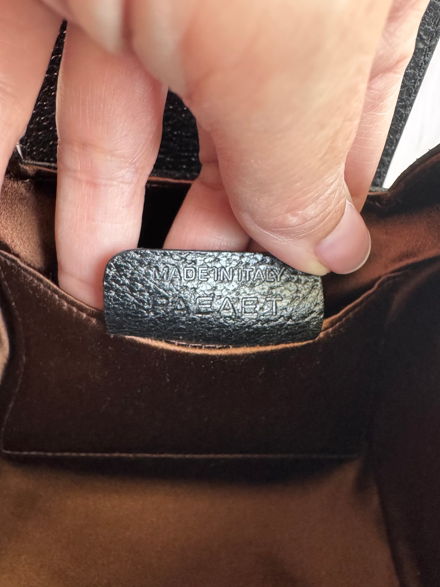Bvlgari Black Leather B.Zero1 Cylinder Bag