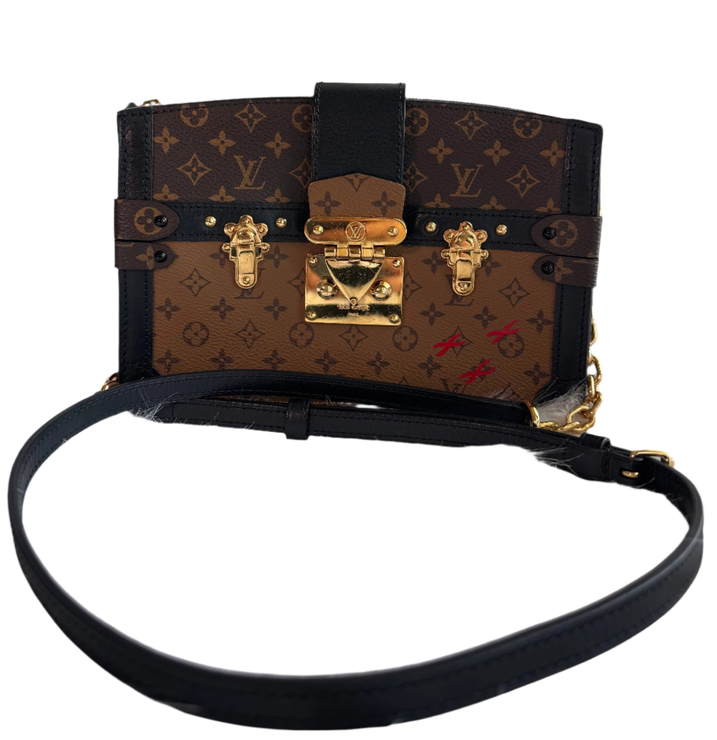 Louis Vuitton Monogram Reverse Trunk Clutch