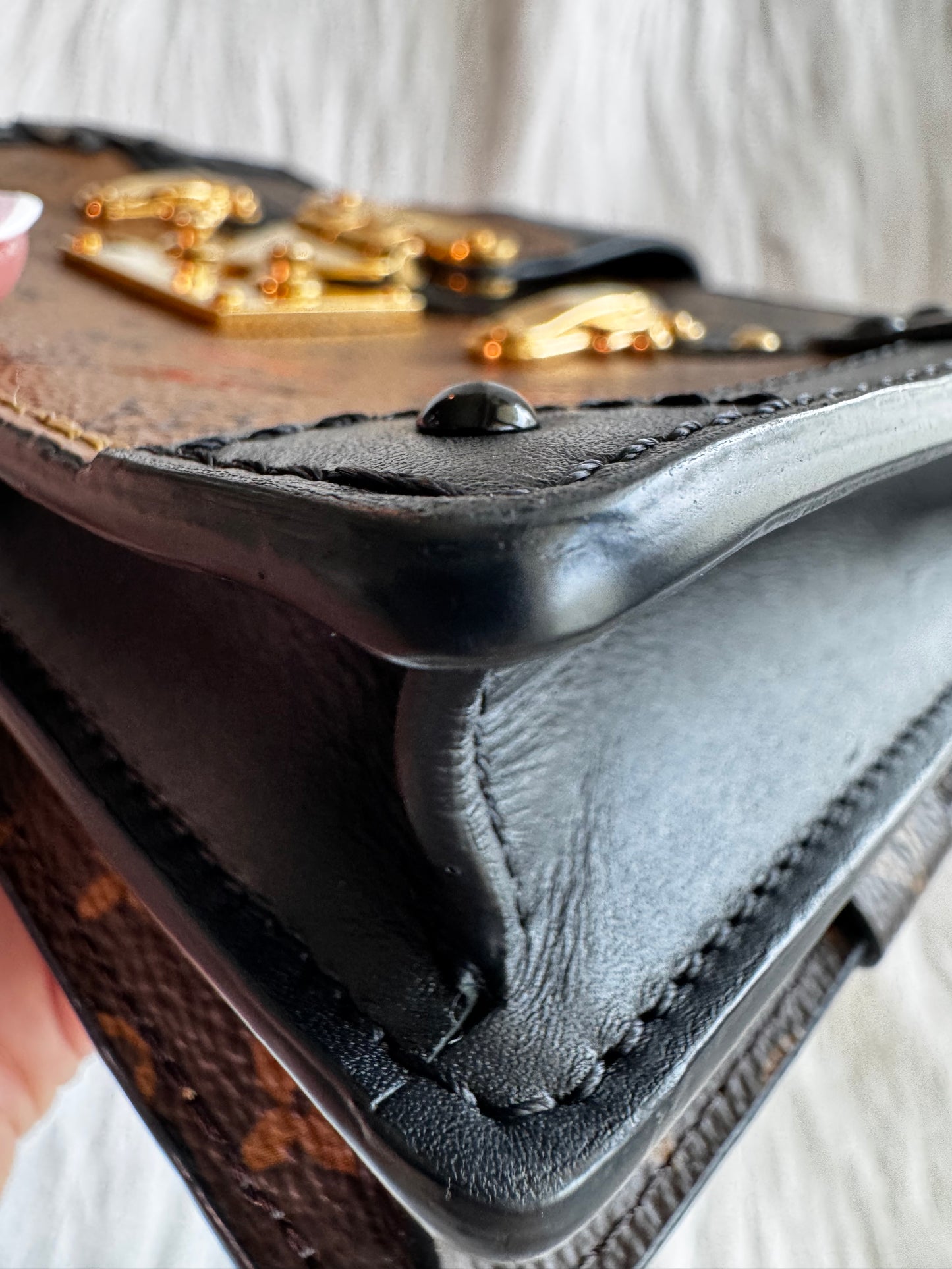 Louis Vuitton Monogram Reverse Trunk Clutch