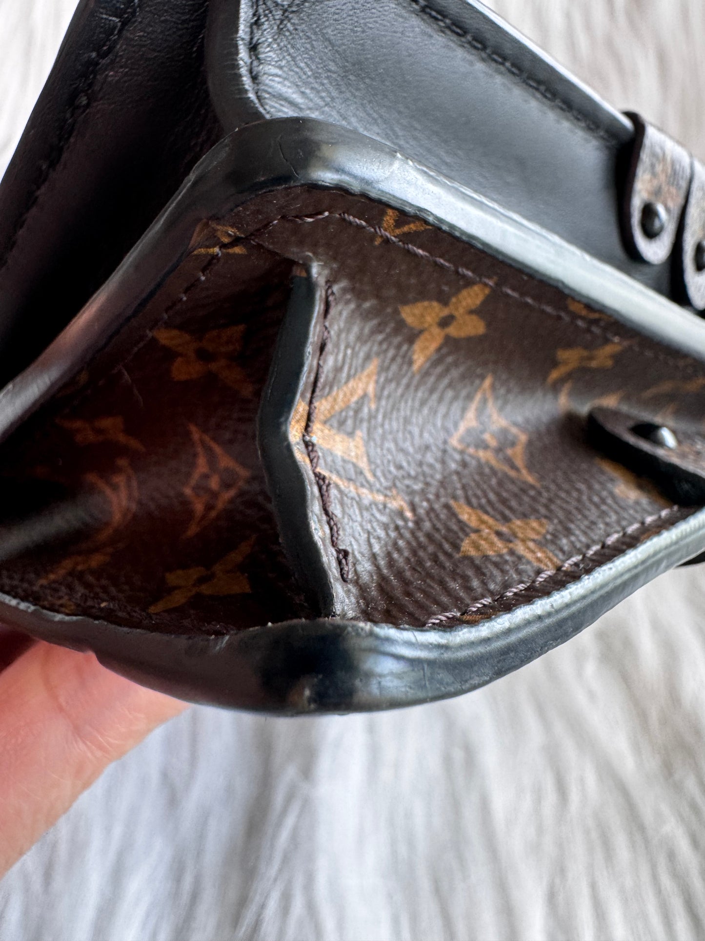 Louis Vuitton Monogram Reverse Trunk Clutch