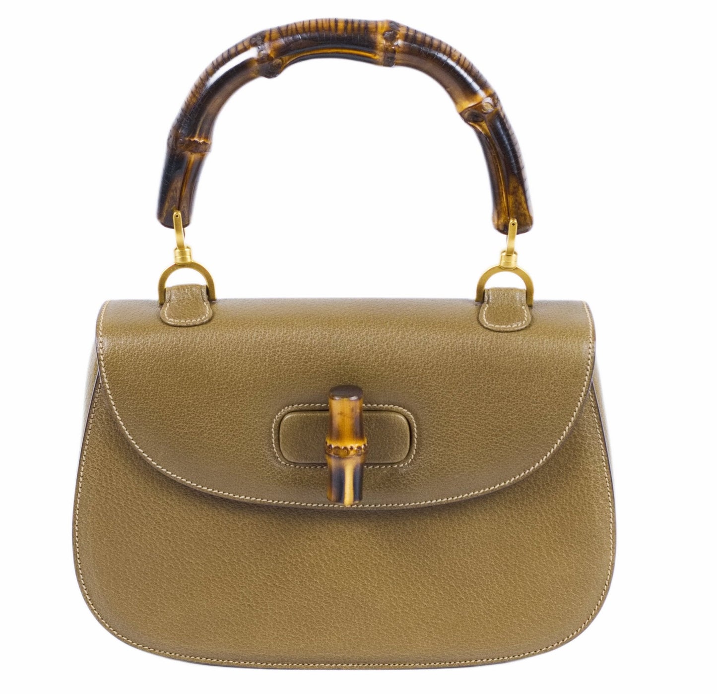 Gucci Bamboo 1947 Top Handle Bag with strap