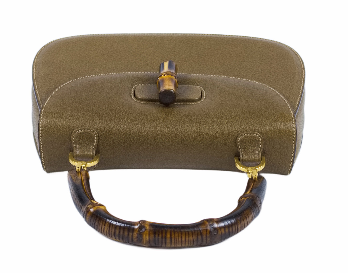 Gucci Bamboo 1947 Top Handle Bag with strap