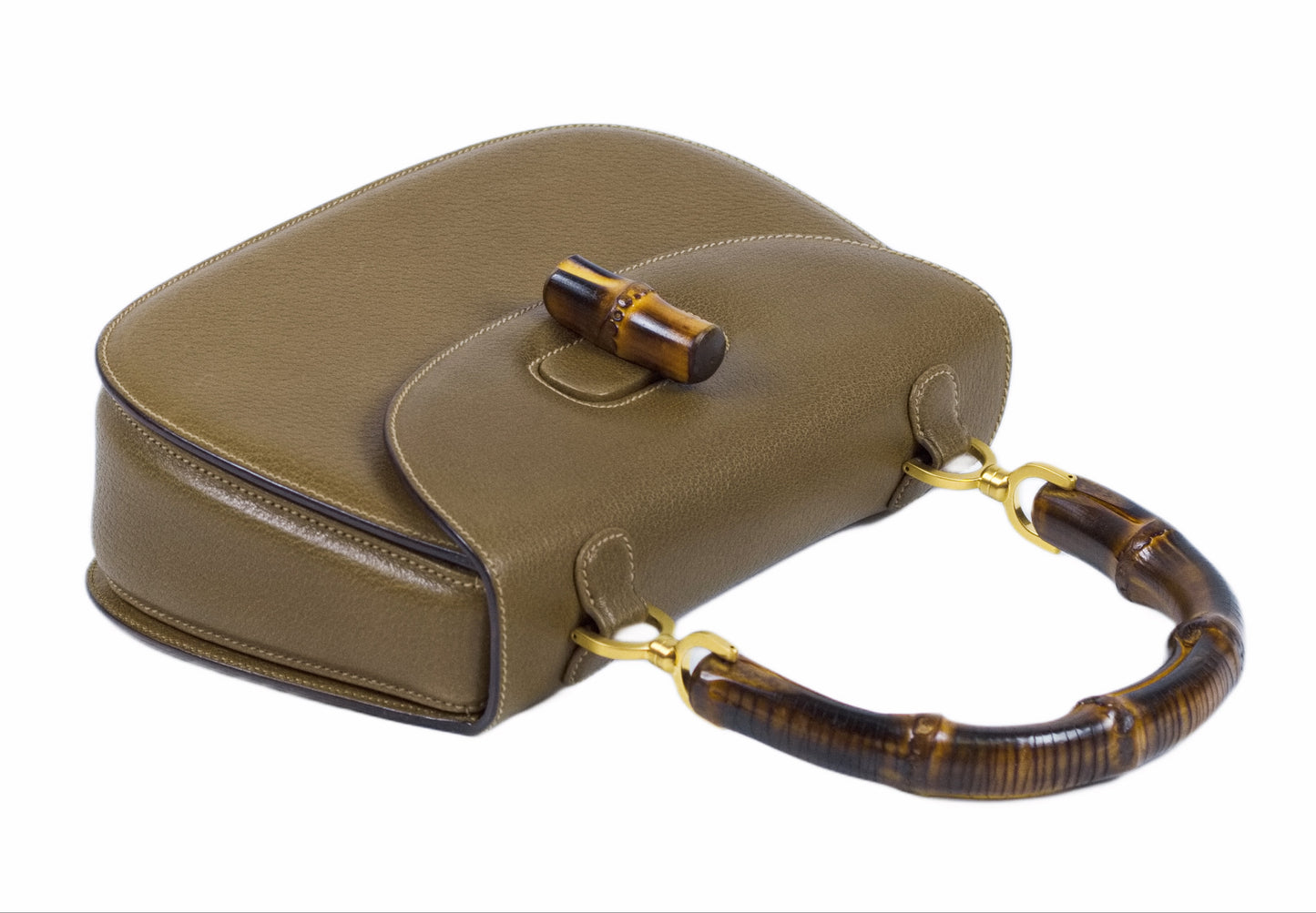 Gucci Bamboo 1947 Top Handle Bag with strap
