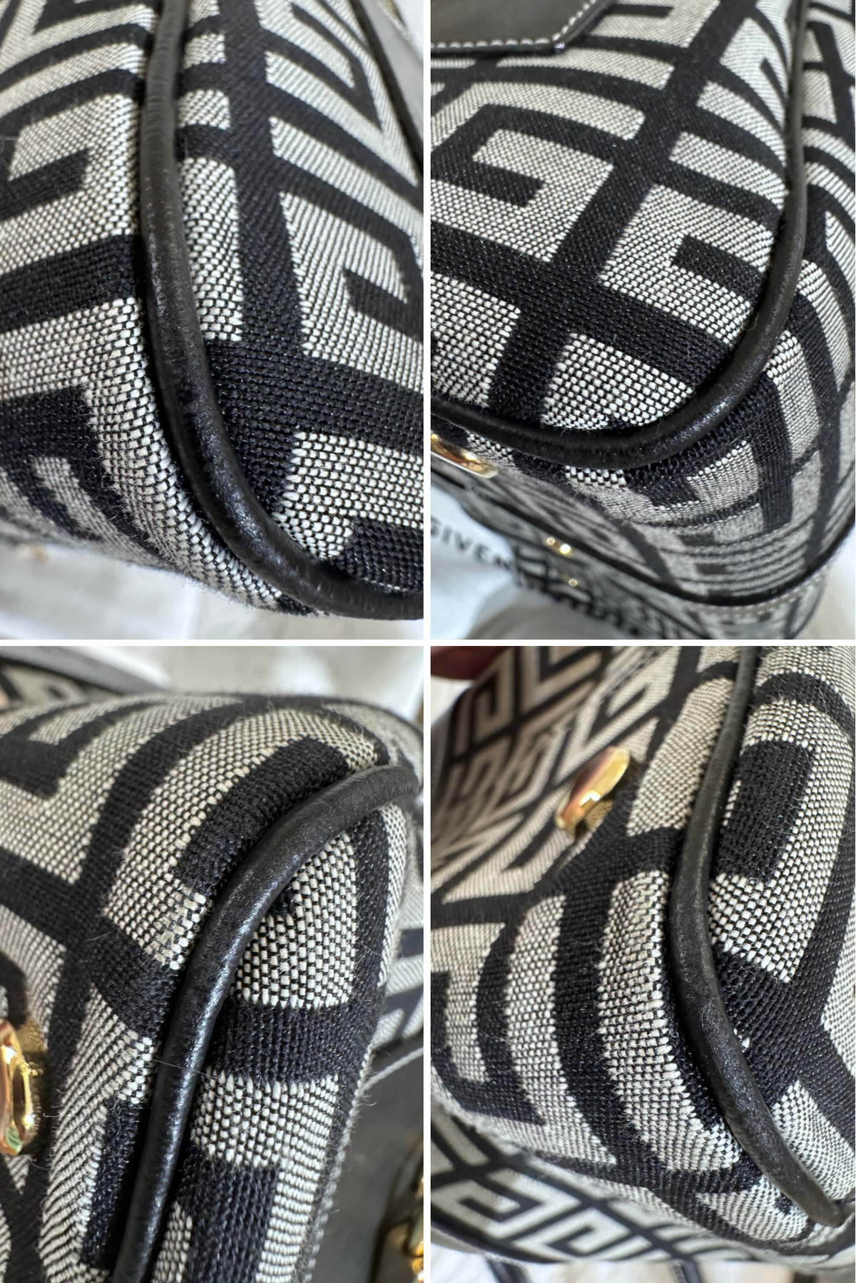 Givenchy 4G Monogram Boston bag Black & Gray
