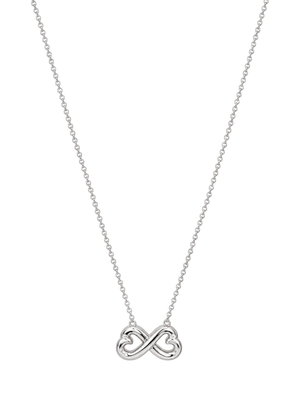 Tiffany & Co. Double Heart Infinity Necklace Paloma Picasso Silver