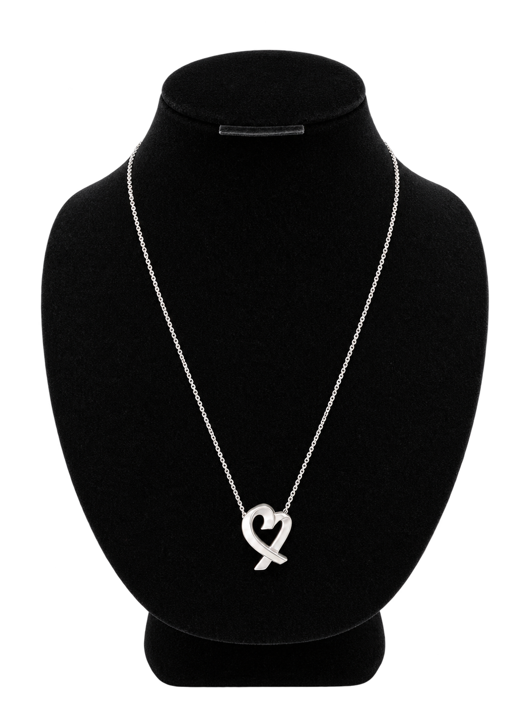 Tiffany & Co. Loving Heart Necklace Paloma Picasso Silver