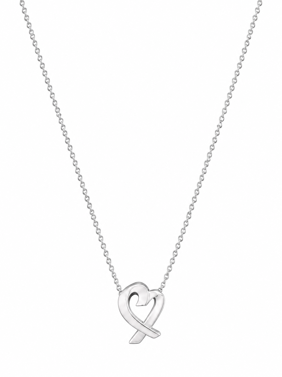 Tiffany & Co. Loving Heart Necklace Paloma Picasso Silver