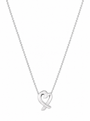 Tiffany & Co. Loving Heart Necklace Paloma Picasso Silver