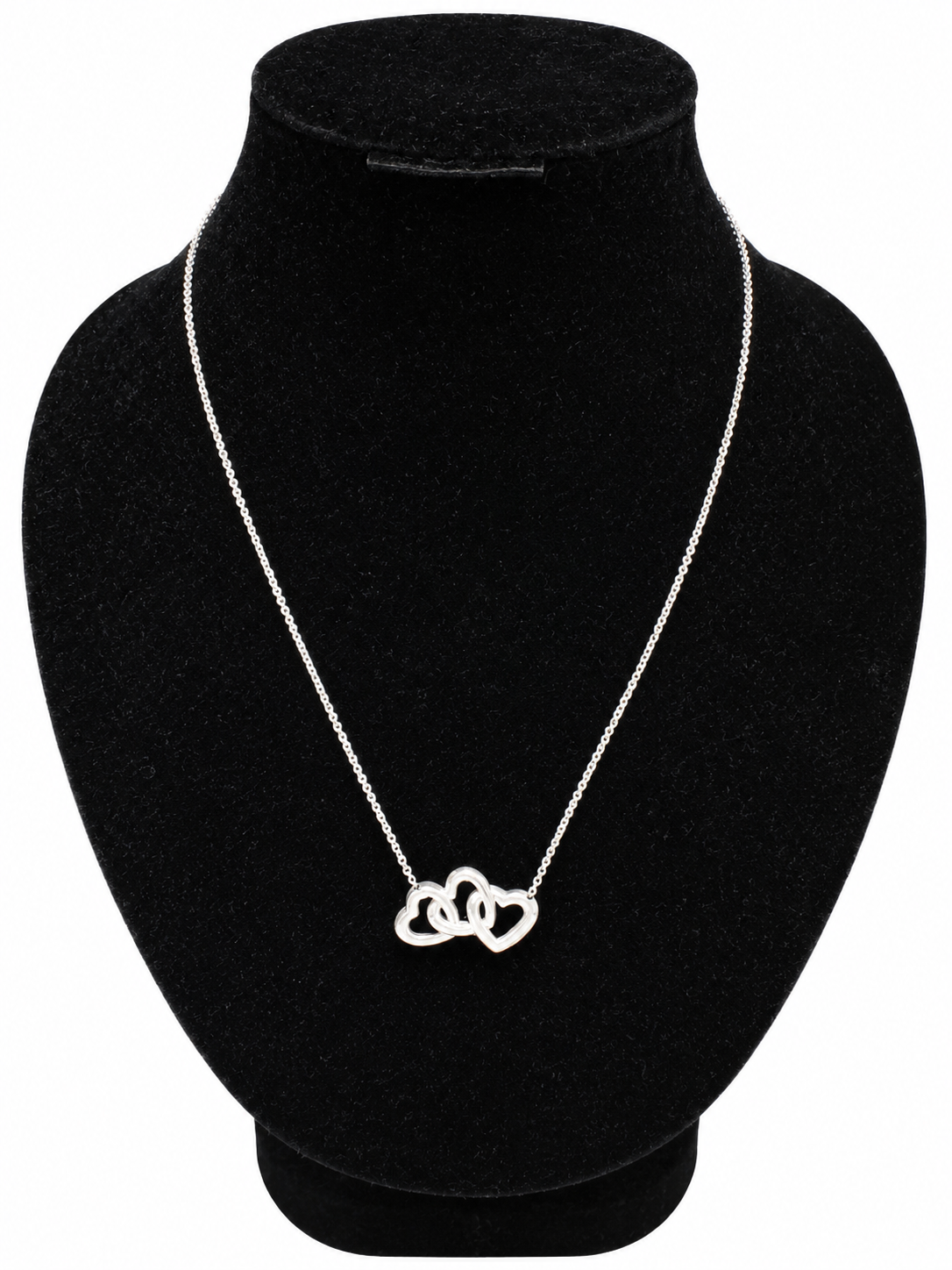 Tiffany & Co. Triple Heart Necklace Silver