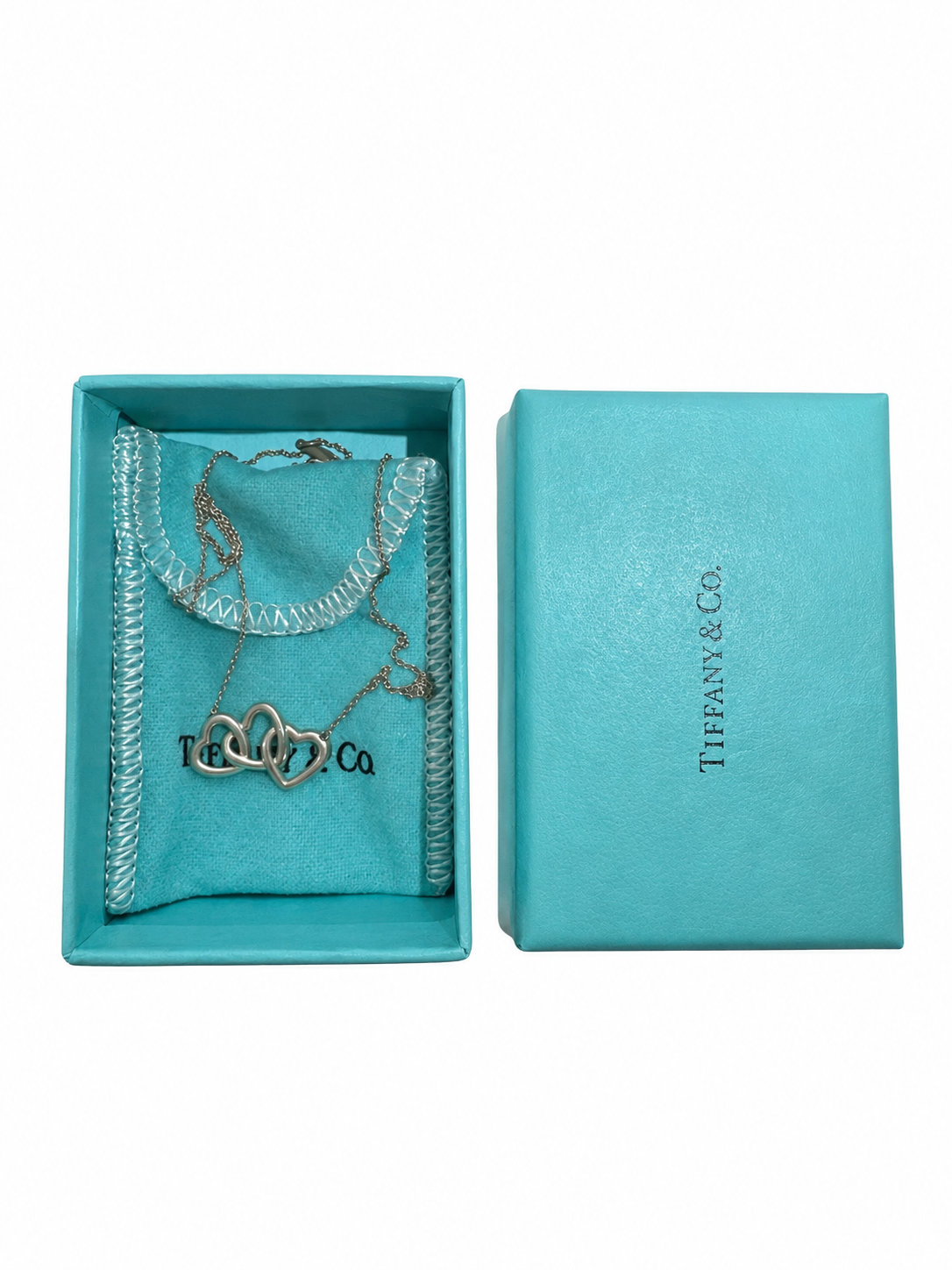 Tiffany & Co. Triple Heart Necklace Silver