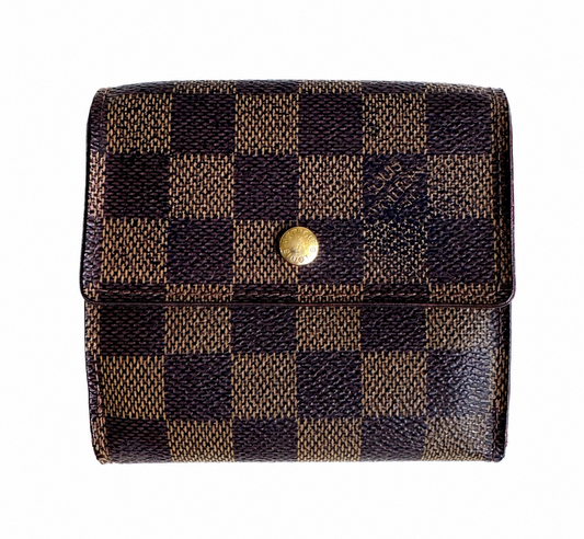 Louis Vuitton Damier Ebene Portefeuille Elise Wallet