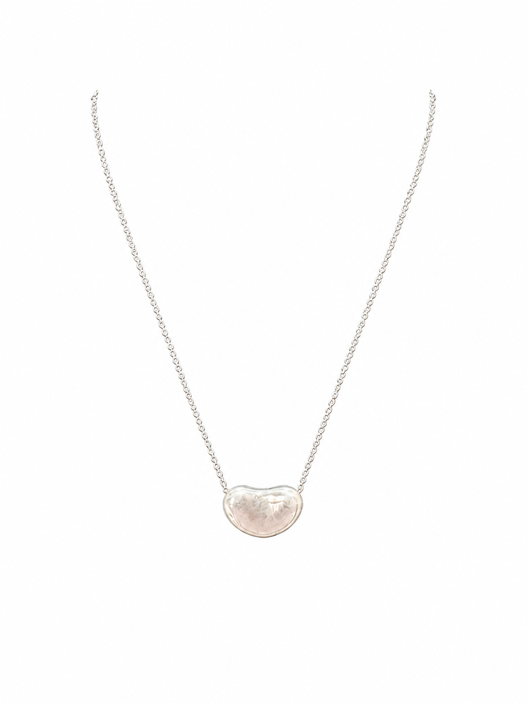 Tiffany & Co. Bean Necklace Elsa Peretti Silver