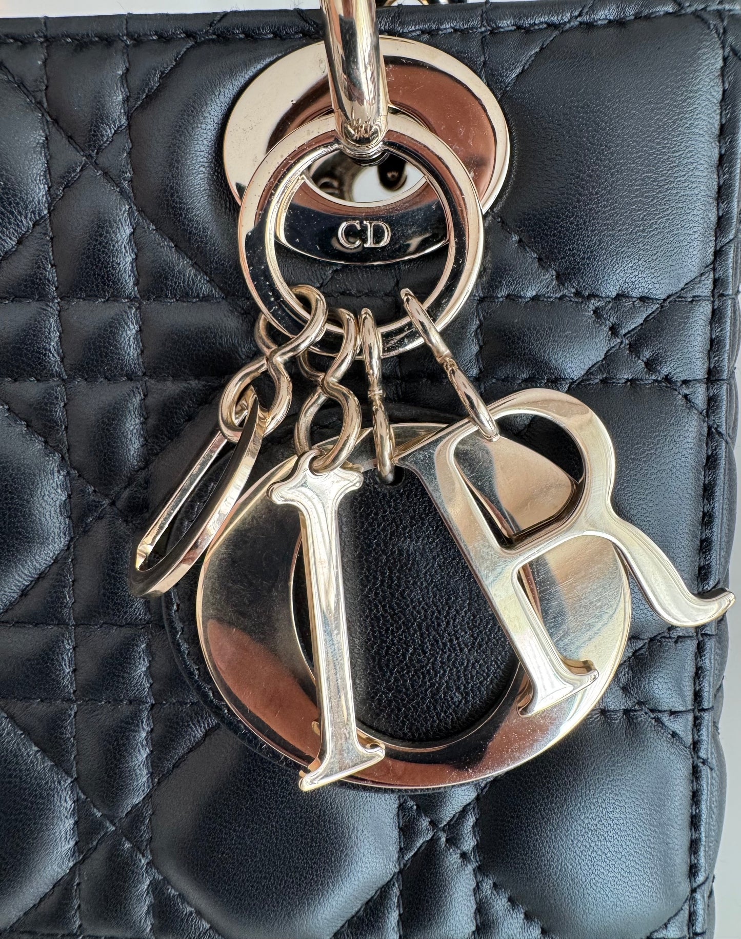 Christian Dior Small Lady Dior Black Cannage Bag