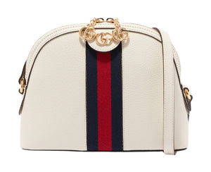 Gucci Mystic White Ophidia Dome Shoulder Small Bag
