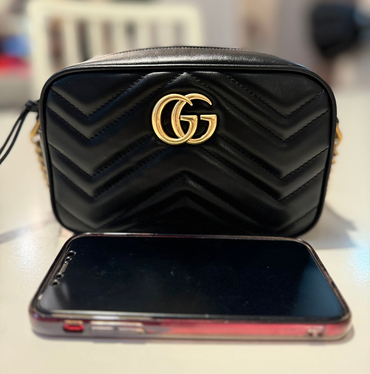 Gucci GG Marmont mini bag black