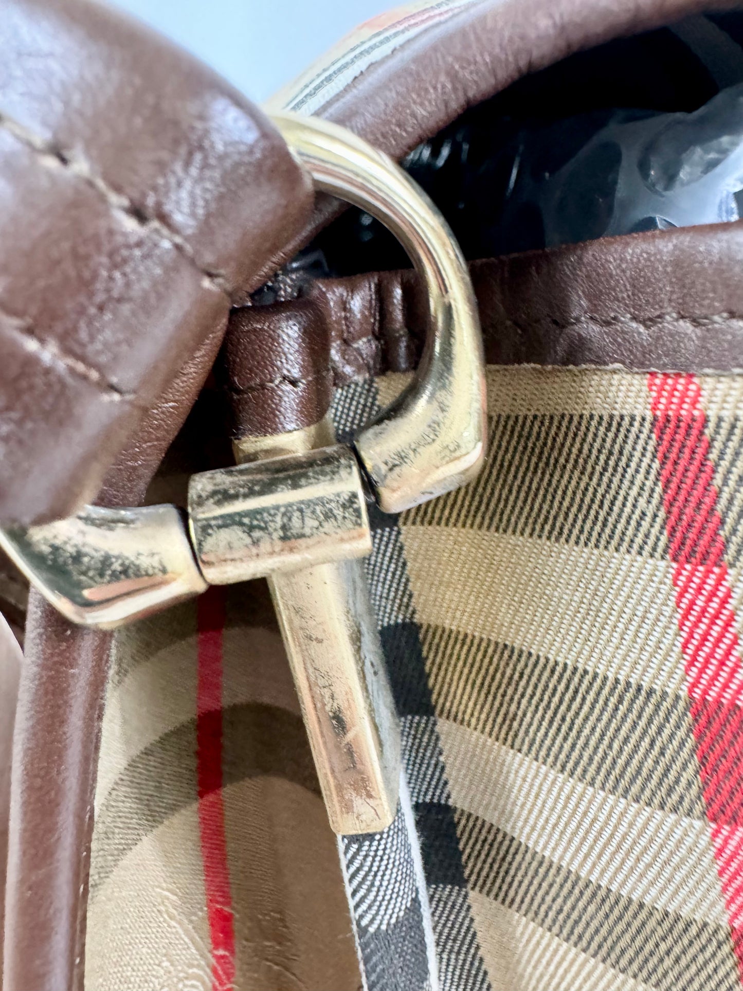 Burberry Horseferry Check Canvas Crossbody bag