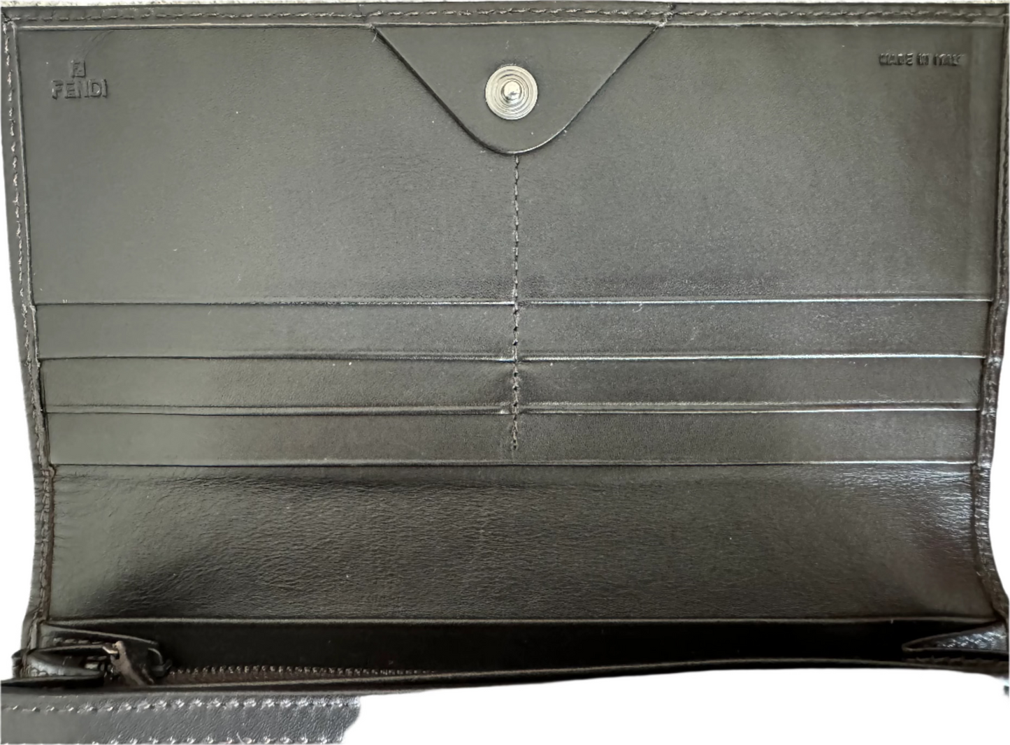 Fendi Zucca Bifold Long Wallet