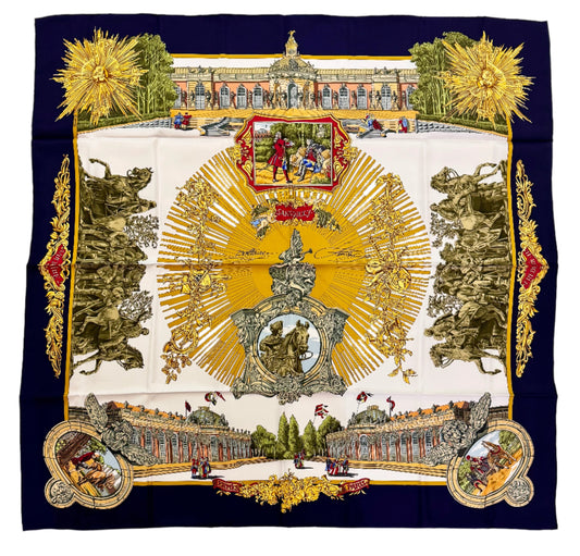 Hermes Carre 90 Sanssoucy Silk Scarf