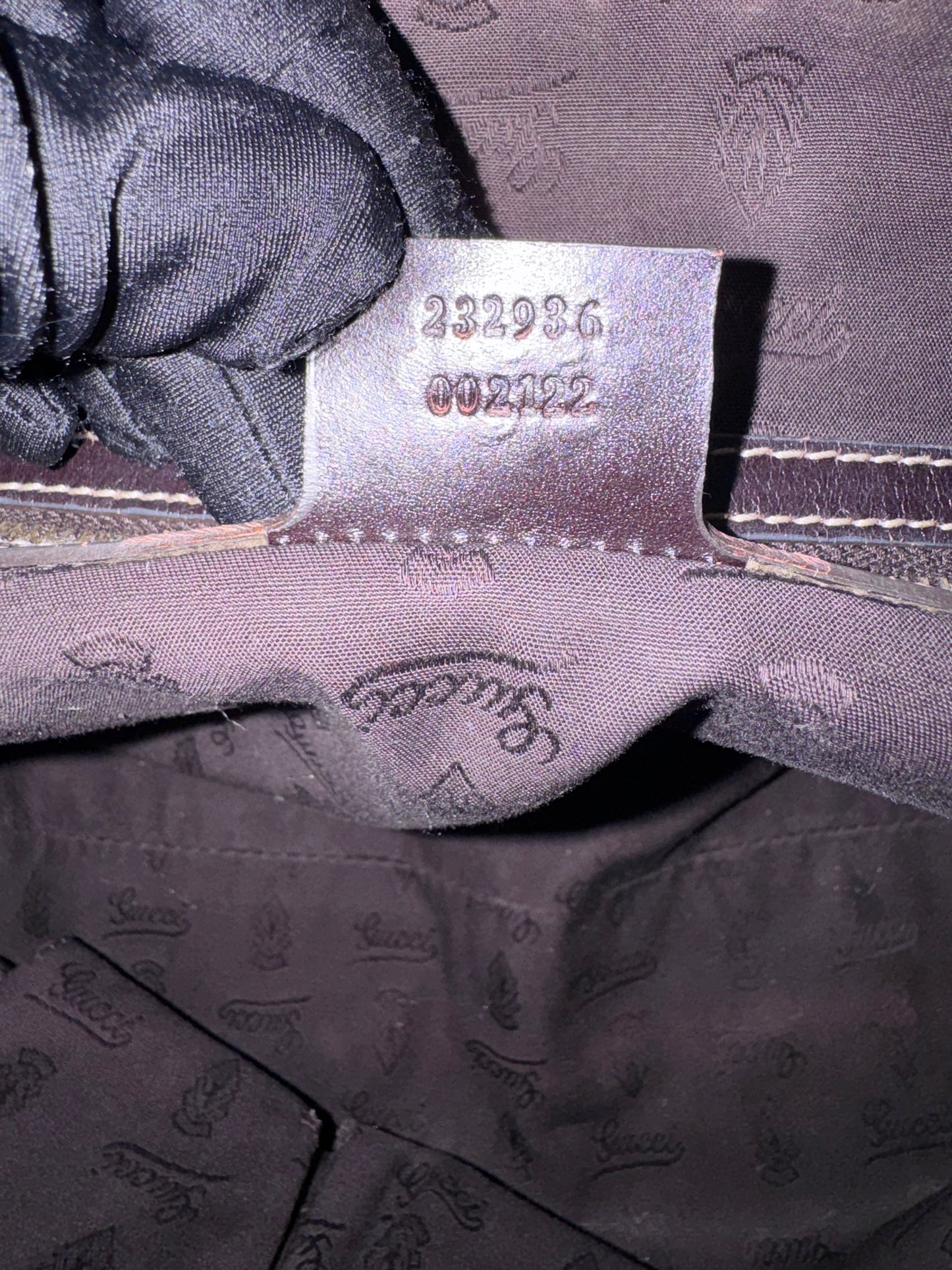 Gucci GG Horsebit Beige Canvas & Leather Tote