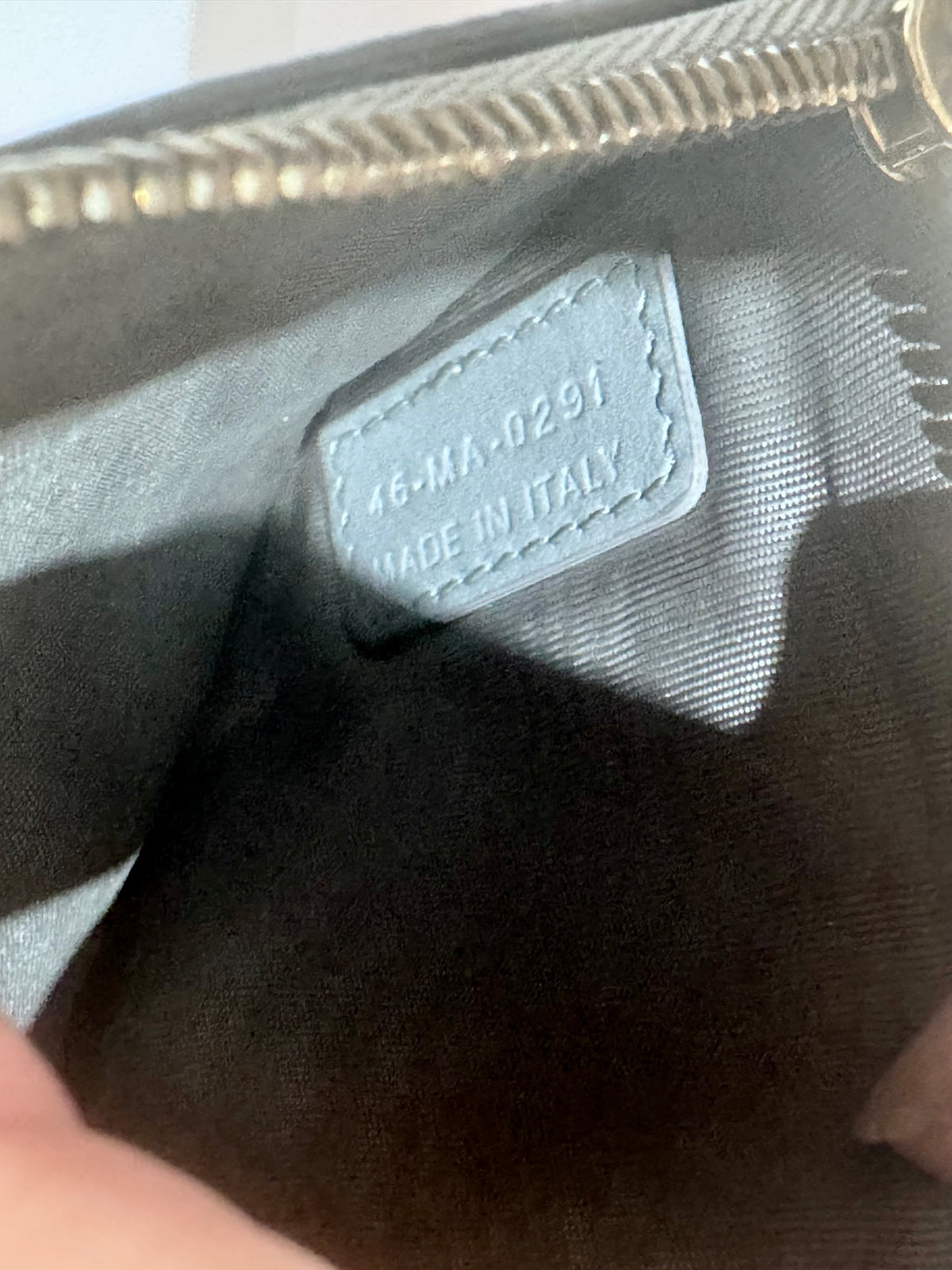 Christian Dior Saddle Sage Green Wallet on Chain