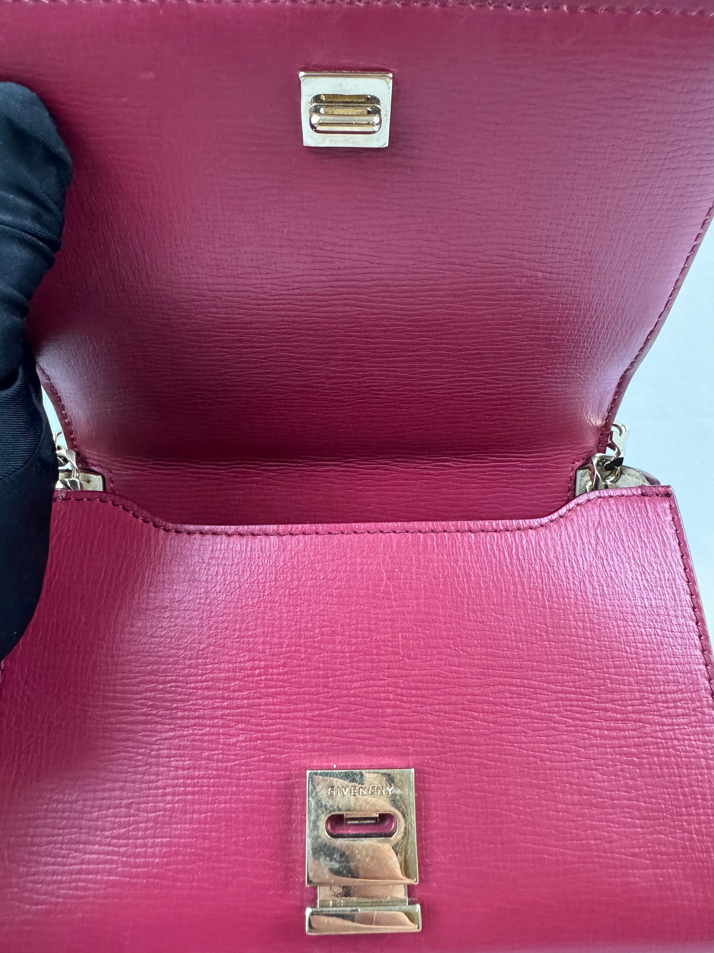 Givenchy Red Mini Pandora Box bag