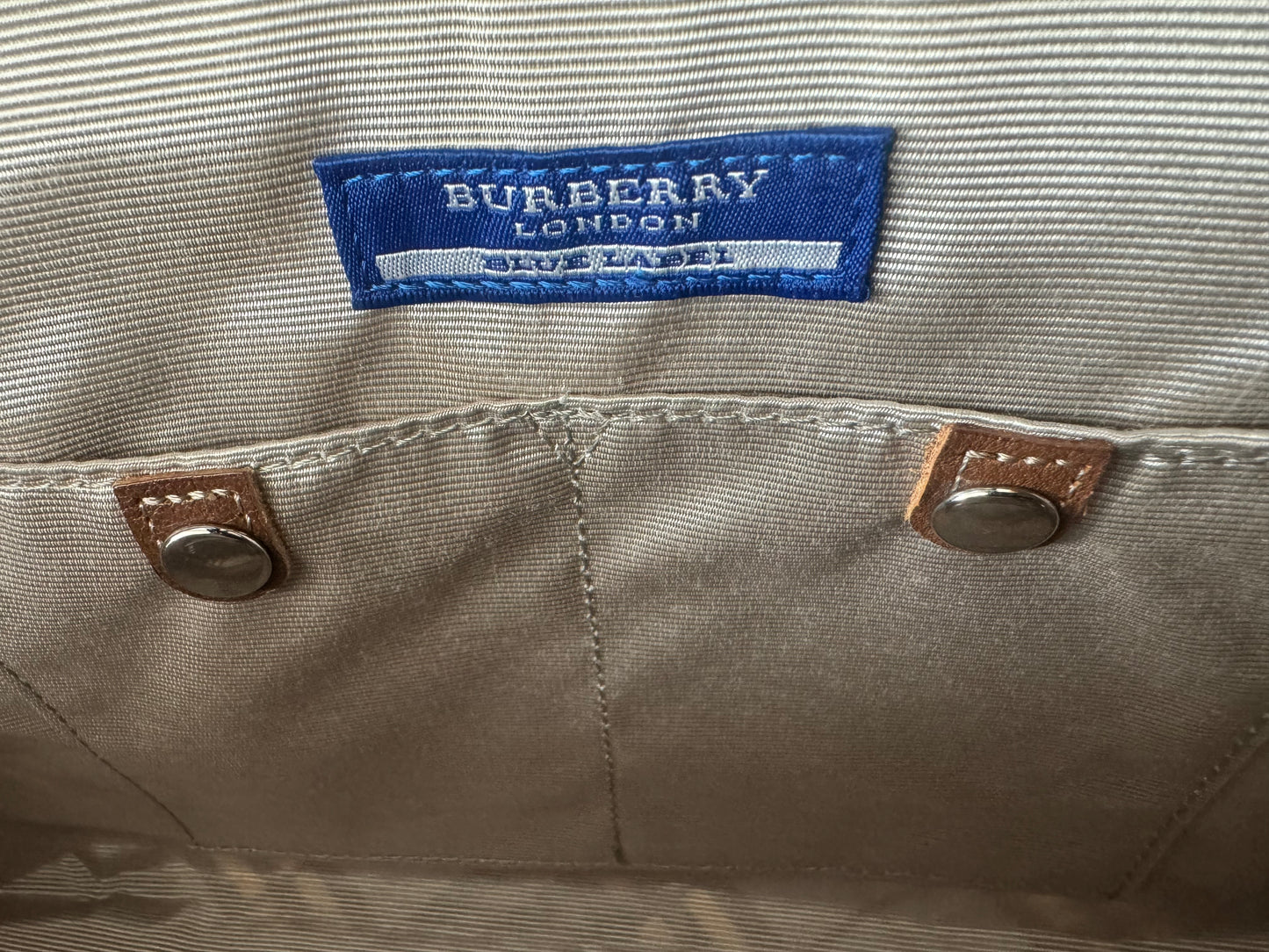 Burberry Nova Check Blue Tote bag