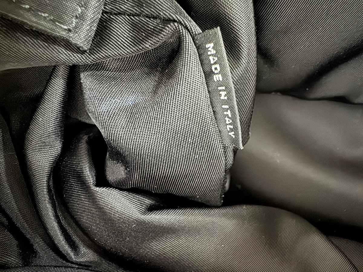 Prada Nylon Two Way Black & Gray Bag