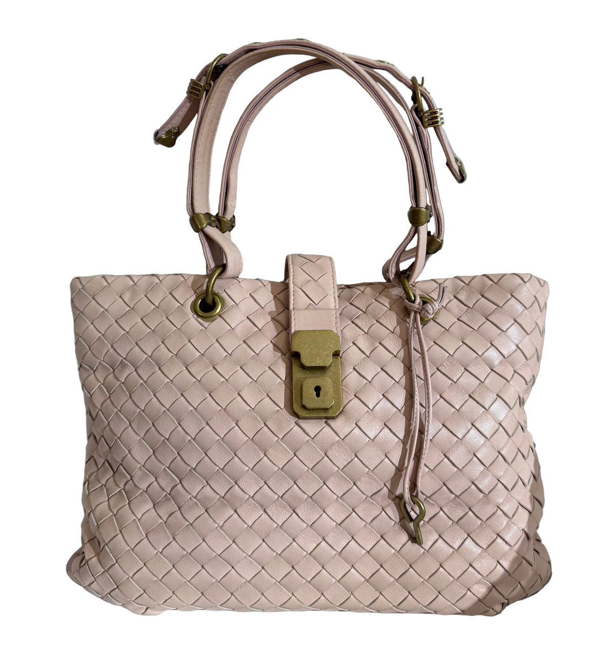 Bottega Veneta Capri Intrecciato Tote Small