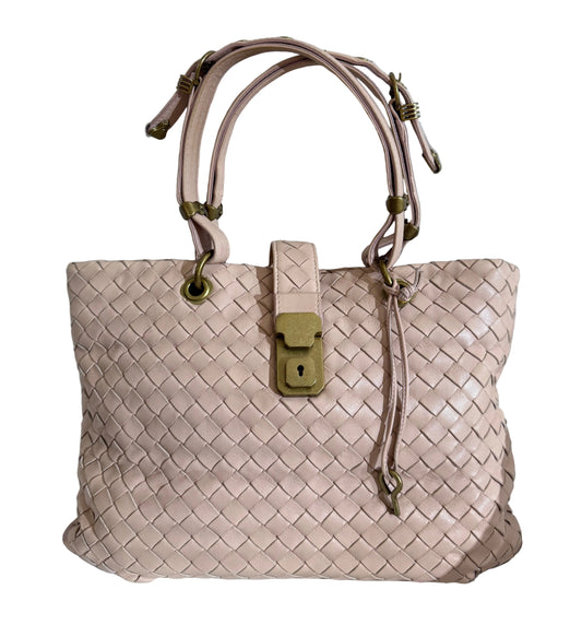 Bottega Veneta Capri Intrecciato Tote Small