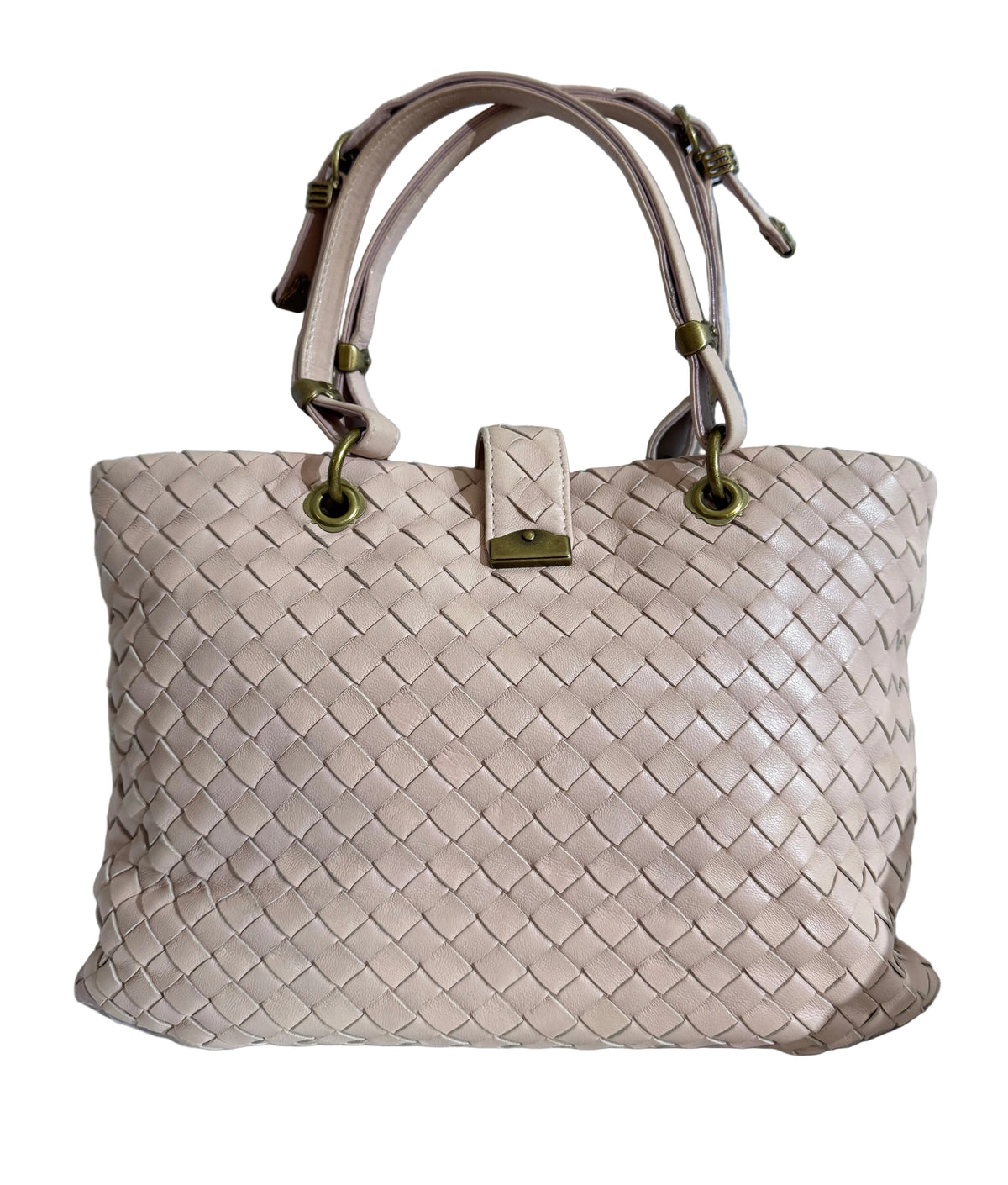 Bottega Veneta Capri Intrecciato Tote Small