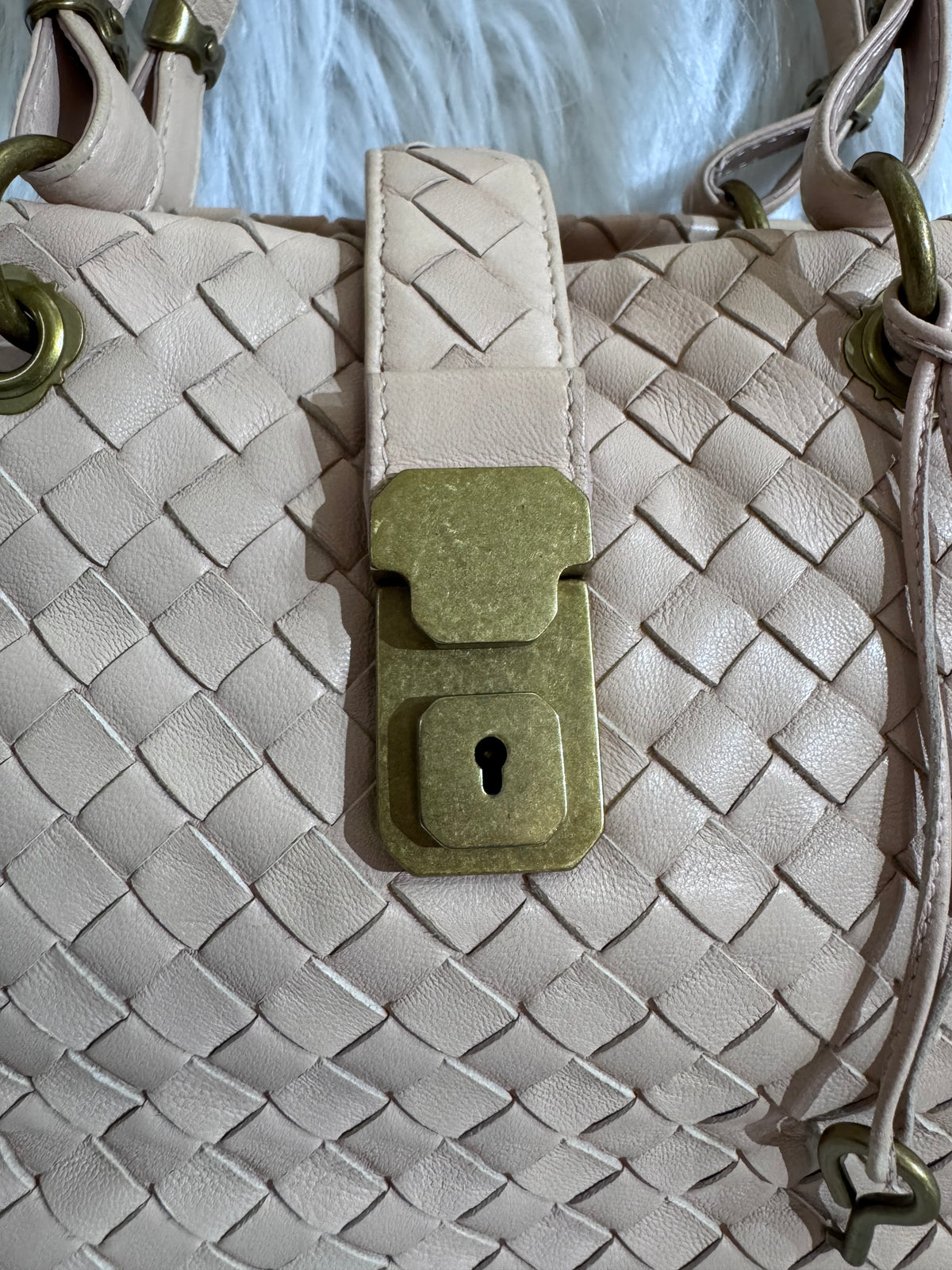 Bottega Veneta Capri Intrecciato Tote Small
