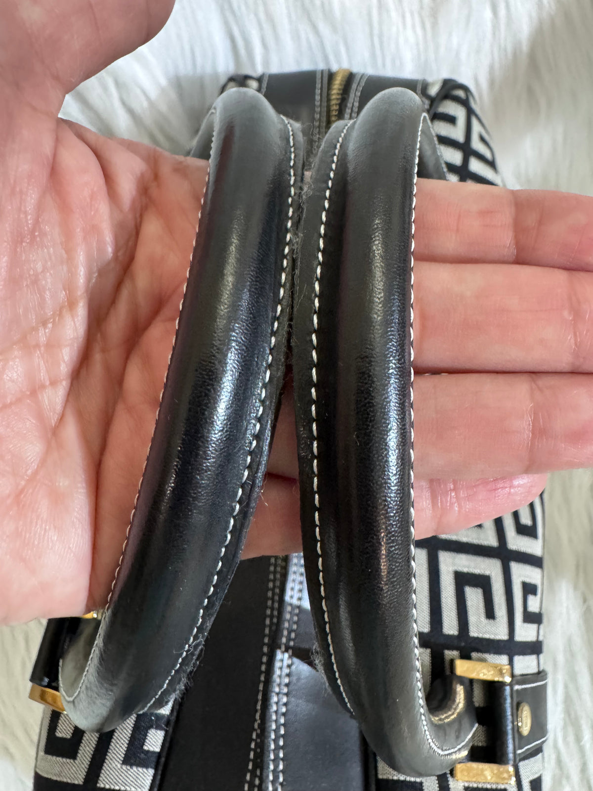 Givenchy 4G Monogram Boston bag Black & Gray