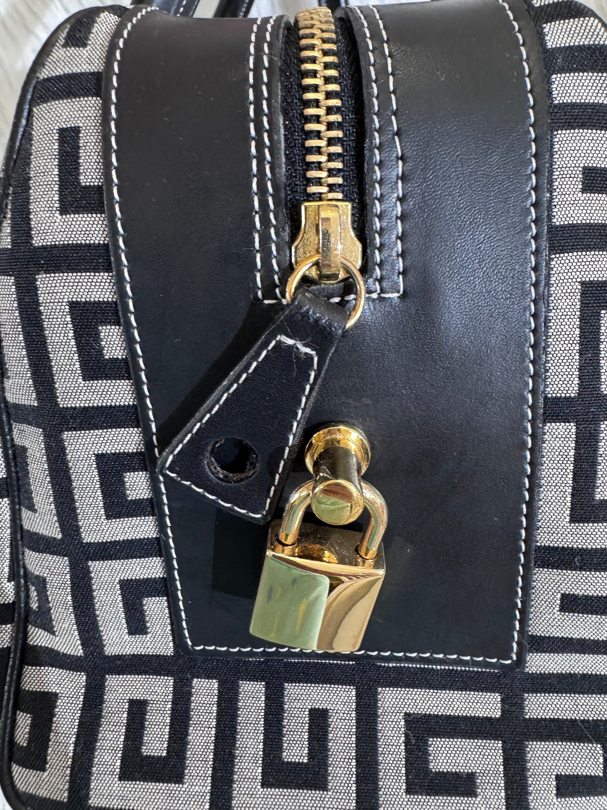 Givenchy 4G Monogram Boston bag Black & Gray