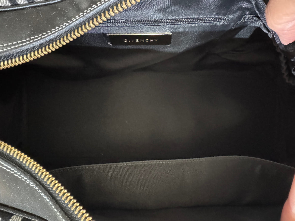 Givenchy 4G Monogram Boston bag Black & Gray