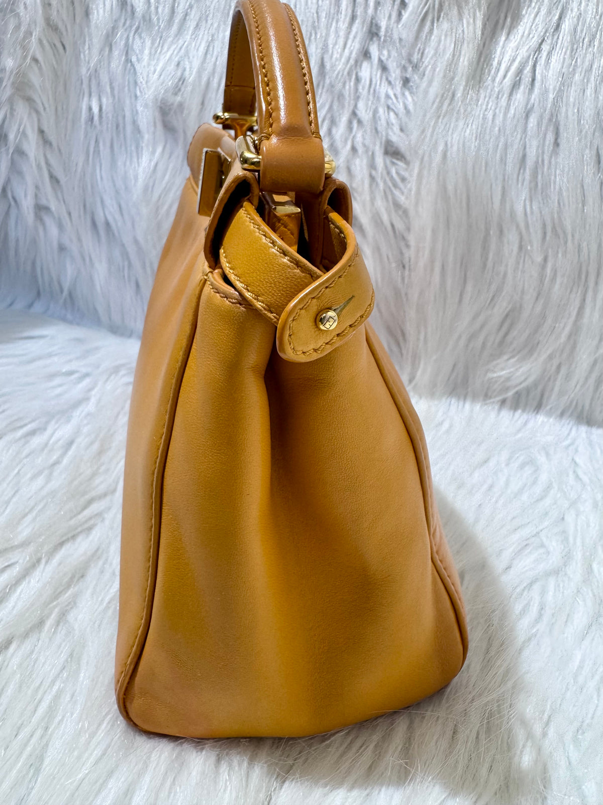 Fendi Peekaboo Mini Mustard