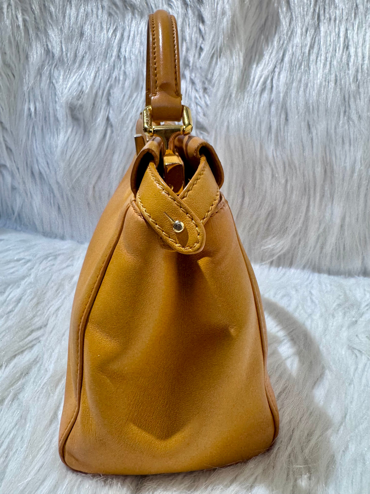 Fendi Peekaboo Mini Mustard